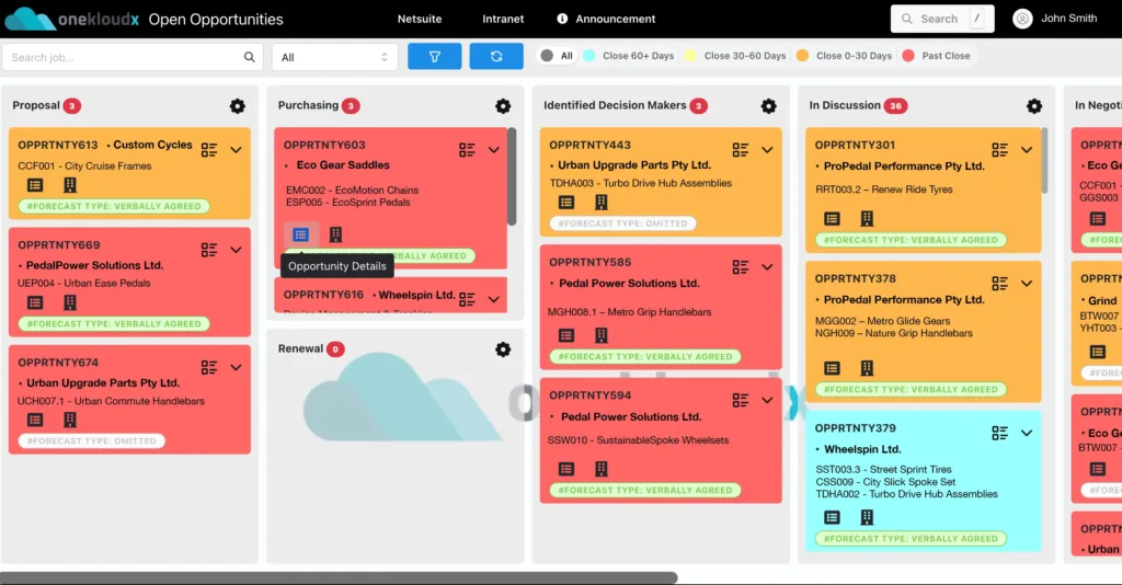 NetSuite Kanban Boards for improved sales accuracy