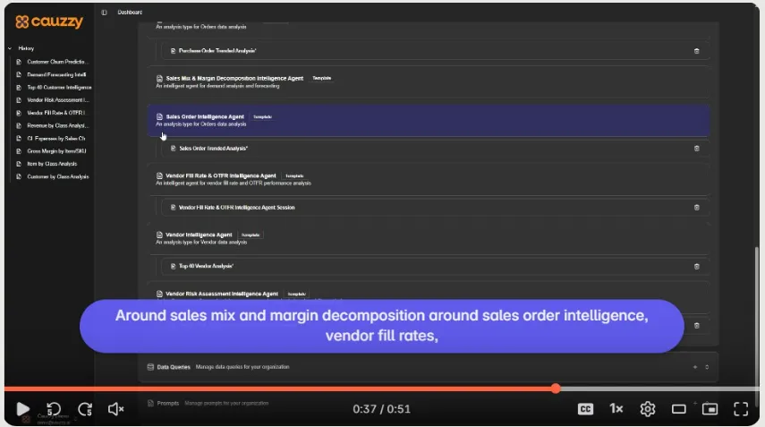 Cauzzy.ai agents for NetSuite