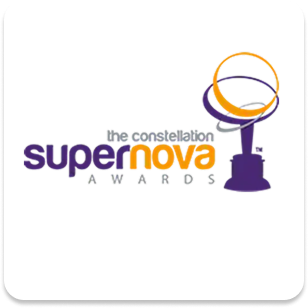 Constellation SuperNova Award. Constellation SuperNova Award badge.