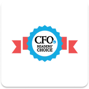 CFO Readers’ Choice Award. CFO Readers’ Choice Award badge.