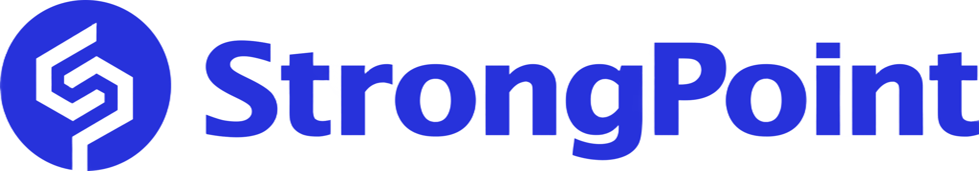 StrongPoint Logo StrongPoint logo for retail technology and operational solutions