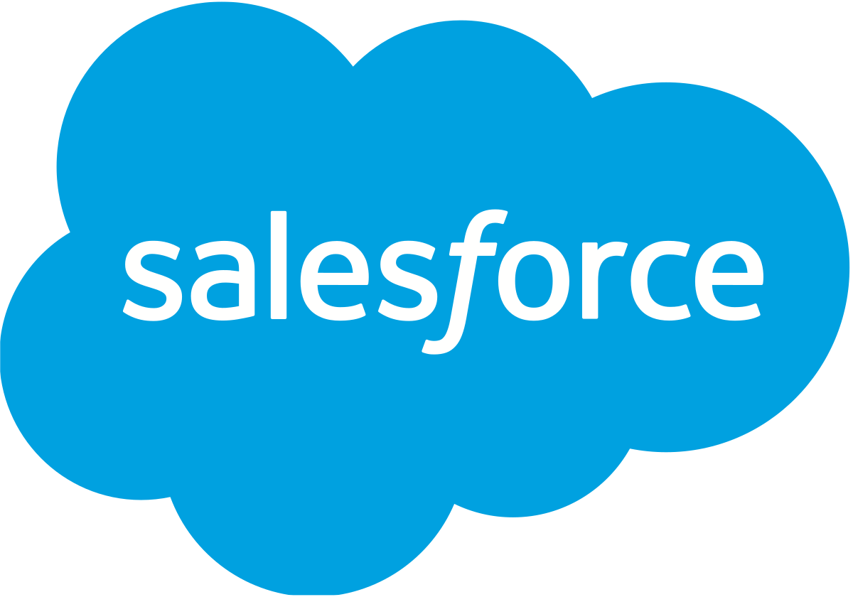 Salesforce Logo Salesforce logo for CRM and cloud business solutions