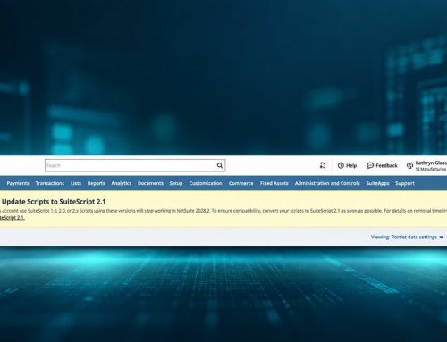 Have You Seen This SuiteScript 2.1 Notification in Your NetSuite Account?